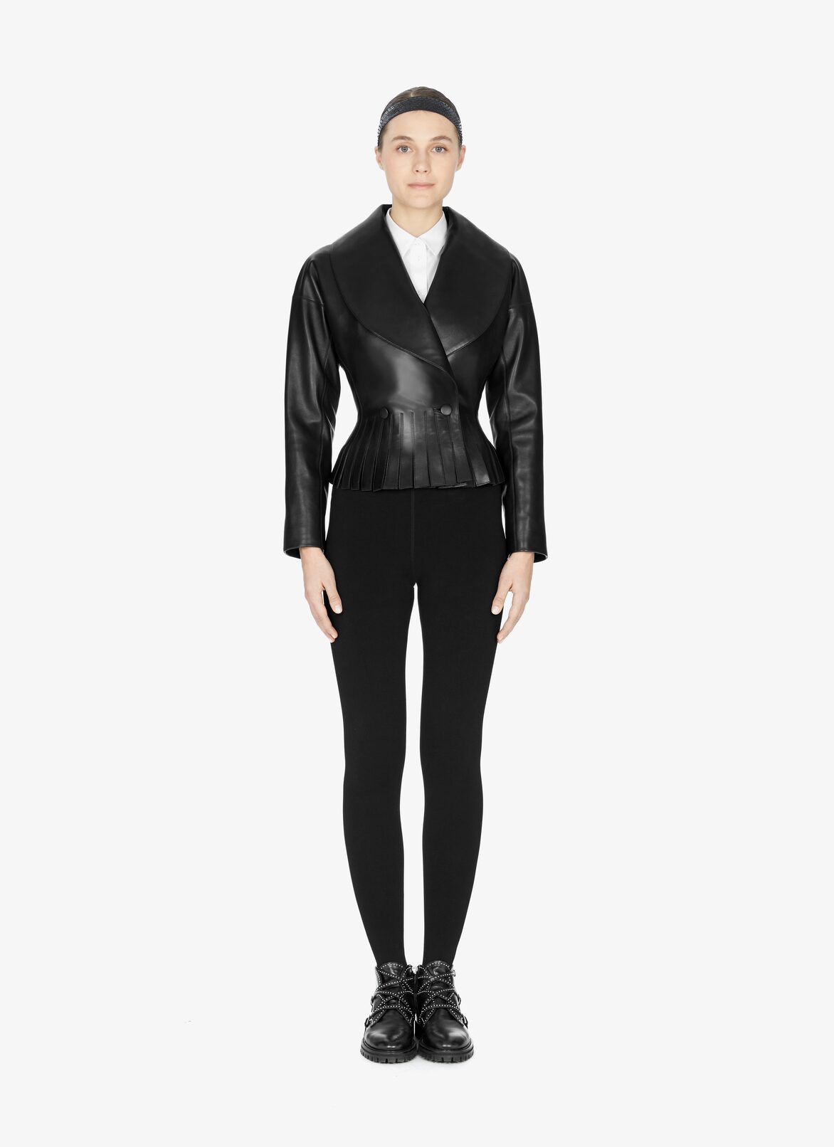 Alaïa Edition 1986 Fringed Leather Bomber Jacket ALAÏA BLACK ALAÏA EDITION 1986 FRINGED LEATHER BOMBER JACKET